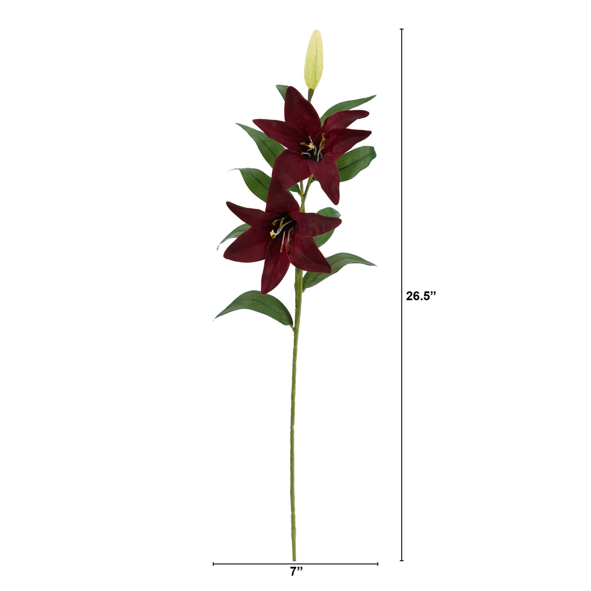Lily Artificial Flower Stem, 12ct.